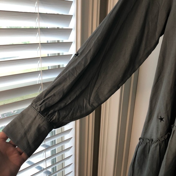 Wildfox Couture Revolve Scattered Star Embroidery Mini Dress - Picture 6 of 14